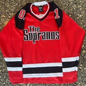 Vintage The Sopranos Hockey Jersey Size XL HBO Exclusive Merch
